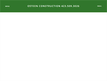 Tablet Screenshot of osteenconstruction.com